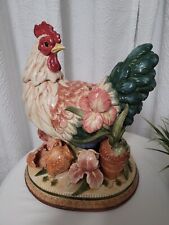 Fitz and Floyd Rooster Hen, XXL Mediterraneo Figurine for sale  Loves Park
