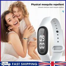 # Q2 Relógio Ultrassônico Repelente de Mosquitos Anti Pragas Pulseira de Acionamento de Insetos (Branco) comprar usado  Enviando para Brazil