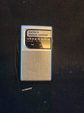 Rádio FM/AM portátil de bolso Sony ICF-S10MK2 prata testado funciona comprar usado  Enviando para Brazil