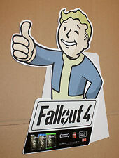 FALLOUT 4 very rare small Game Shop Store Standee Counter Display  for sale  Shipping to Canada