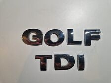 Golf tdi letters for sale  BRISTOL