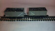 1 x LIMA & 1 x TRIX N GAUGE GREY STEEL SIDED COAL WAGONS NUMBERED   for sale  BRACKNELL