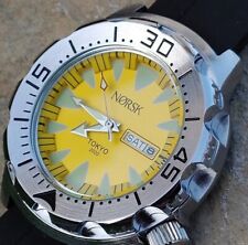 Sea Monster Watch, Norsk, Norway Tokyo Olympics Diver, Citizen quartz -  Yellow for sale  Shipping to South Africa