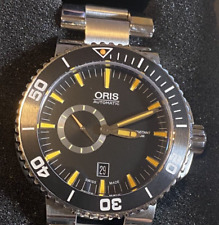 Relógio automático masculino ORIS Aquis pequeno segundo 46mm 01 743 7673 4159-07 8 26, usado comprar usado  Enviando para Brazil