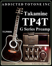 Pré-amplificador Takamine G Series TP4T / NOS / revisão original / revendedor autorizado comprar usado  Enviando para Brazil