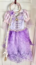 Disney Store Rapunzel Halloween Disfraz Vestido de Baile Vestido Talla Pequeña 5/6 y Diadema segunda mano  Embacar hacia Argentina