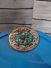 Turquoise belt buckle for sale  Bay Minette