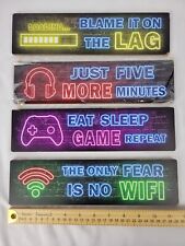 Neon gaming wall for sale  Kingston