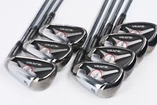 TaylorMade Burner 5-PW+AW Iron Set Burner 85g Steel Regular Flex RH (#14230) for sale  Shipping to South Africa