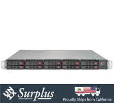 1U Supermicro Server 10 Bay 2x Intel Xeon 3.3Ghz 8C 128GB RAM 480GB SSD 2x 10GBE for sale  Shipping to South Africa