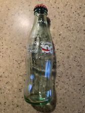 2019 COCA COLA BOTTLE CELEBRATING 100 YEARS ON NYSE EMPTY W/CAP for sale  Shipping to South Africa