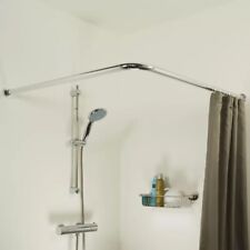 Chrome shower curtain for sale  WORKSOP