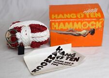 Vintage Hang Ten Hammock 1970's Polyester Leisure Camping Travel Boat RV w/Box for sale  Shipping to South Africa