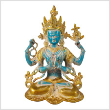 Avalokiteshvara statue messing gebraucht kaufen  Hamburg