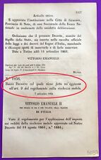Regio decreto aggiunta usato  Italia