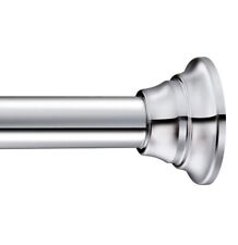 Moen Decorative Tension Shower Rod Stainless Chrome Fits 44" to 72" TR1002CH for sale  Shipping to South Africa