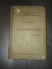 Livre arithmétique classes d'occasion  Auvers-sur-Oise