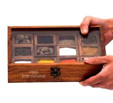 Wooden spice box for sale  Shipping to Ireland