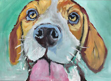 Beagle painting wall for sale  NOTTINGHAM