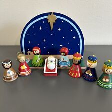 Nativity set wooden for sale  Milwaukee