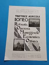 Pubblicita 1919 ing.nicola usato  Roma