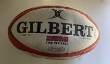 Bola de Entrenador Gilbert Rugby Zenon Blanca Edad Roja (Talla 5) Usada, usado segunda mano  Embacar hacia Argentina