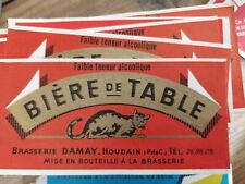 Etiquette biere table d'occasion  Beuvry