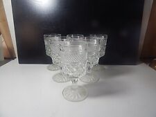 chalice clear glasses 6 for sale  Harlan