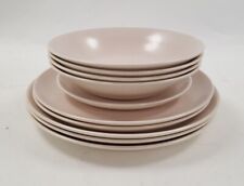 retro dinner plates set for sale  RUGBY
