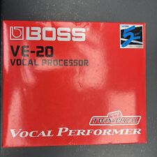 Pedal processador vocal Boss VE-20 com caixa original/adaptador de energia não incluído comprar usado  Enviando para Brazil