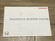 Honda manuale libretto usato  Verrayes