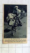 Los vendedores ambulantes holandeses 1919 llevan todo su stock en una bicicleta segunda mano  Embacar hacia Argentina