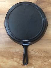 Unmarked No. 7 Cast Iron Skillet 3-Notch Heat Ring Restored, used for sale  Shipping to South Africa