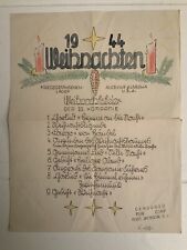 Karte weihnachtsfeier 1944 gebraucht kaufen  Darmstadt
