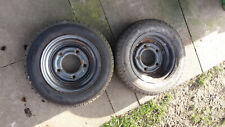 Unused trailer wheels for sale  ROCHDALE