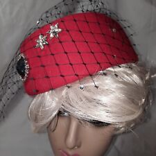 Stewardess red hat for sale  La Porte