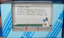 D container ship FREESIA, Hansa 10420, metal, 1:1250, original packaging for sale  Shipping to South Africa