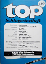 TOP SCHLAGERTEXTHEFT 110 - 1983 Autogrammkarte LONZO Hoffmann & Hoffmann Bravo, usado segunda mano  Embacar hacia Argentina