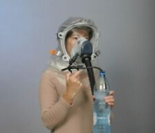 Kit de máscara de gas facial completa israelí con motor soplador \ Tubo flexible \ Filtro NBC segunda mano  Embacar hacia Argentina
