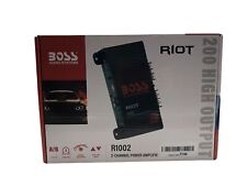 Amplificador de áudio veicular Boss R1002 Riot Series 200W classe A/B 2-Ohm 2 canais comprar usado  Enviando para Brazil