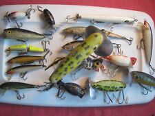 VTG Fishing Lures LOT Topwater Arbogast Jitterbug Devils Horse RAPALA E33, used for sale  Shipping to South Africa