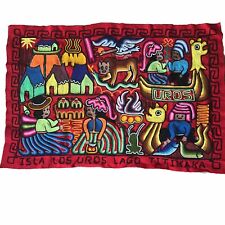 Peruvian mola tapestry for sale  Oakland