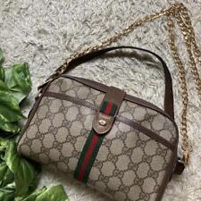 Bolsa de ombro GUCCI Soho intertravada GG Sherry Line couro 89.02.055 #GB260 comprar usado  Enviando para Brazil