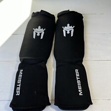 Protetores de canela e peito do pé MEISTER ELÁSTICO M/L Muay Thai MMA almofadas de perna de taekwondo comprar usado  Enviando para Brazil