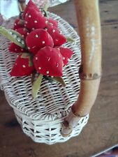 Vintage strawberry wicker for sale  Towanda