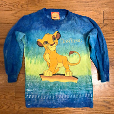 Camiseta de Colección Años 90 Rey León Simba Niño Pequeño Hecha en Disney Película EE. UU. Tie Dye DOP Talla 4T segunda mano  Embacar hacia Argentina