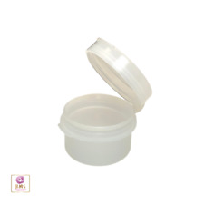 Frascos articulados cosméticos recipiente plástico vazio 5 gramas pote natural (25) 5093 comprar usado  Enviando para Brazil