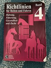 richtlinien fur reiten fahren gebraucht kaufen  Tarmstedt