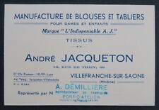 Carte visite jacqueton d'occasion  Nantes-