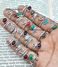 Amethyst & Mix Gemstone 925 Sterling Silver Plated Lot 10Pcs Rings SR-61 for sale  Shipping to South Africa
